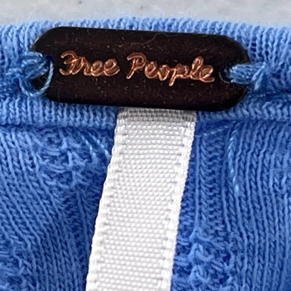 Free PEOPLE ITS ALWAYS YOU WOMENS TOP CORNFLOWER‎ BLUE NEW WITH TAG SIZE XS - Picture 13 of 16